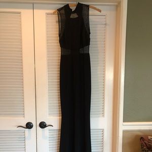 Flattering Black Long Prom Dress